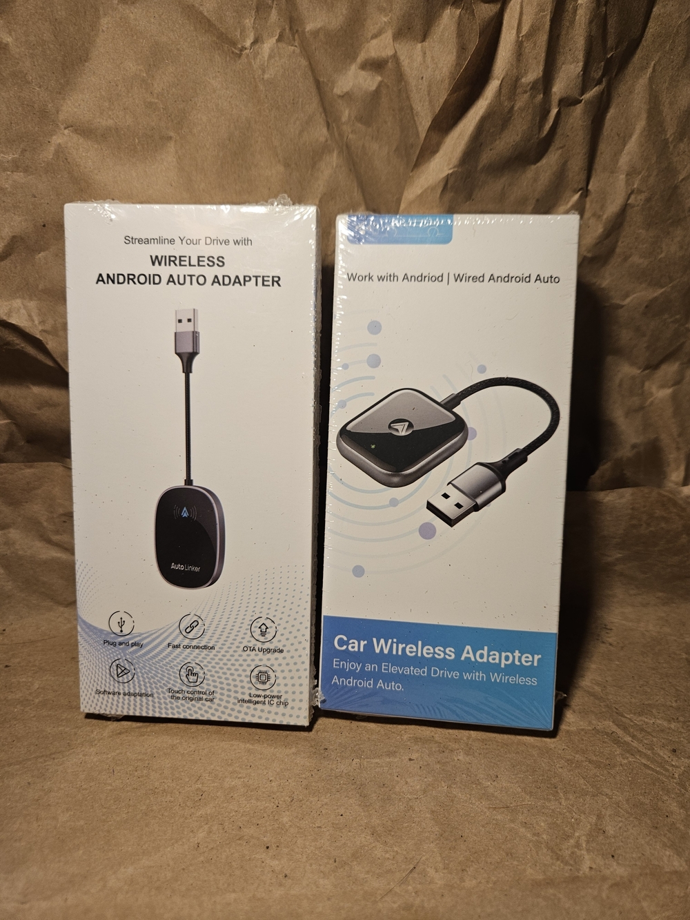 Wireless Android Auto Car Adapter - Black